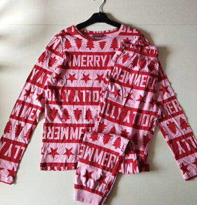 Піжама Pepco з новорічним принтом 146-152 см