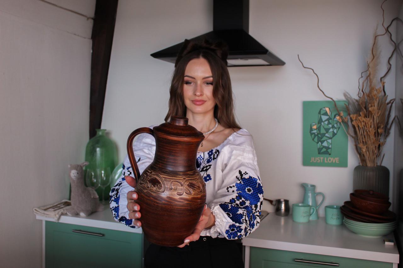 Кувшин глиняный 2,5 л (1985509381) - фото 3 Кувшин глиняный 2,5 л (1985509381) - фото 3