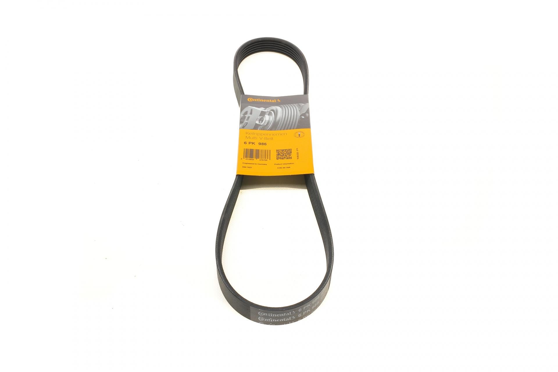 Ремінь генератора Continental для BMW 1 F20/F21/3 F30/F80 1.6i 11-/Honda Civic VII/FR-V 1.7i 01- (6PK986)