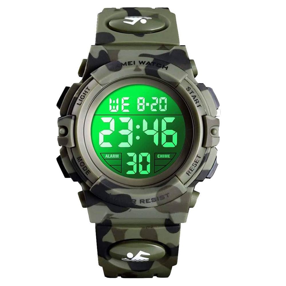 Часы детские Army Skmei Green