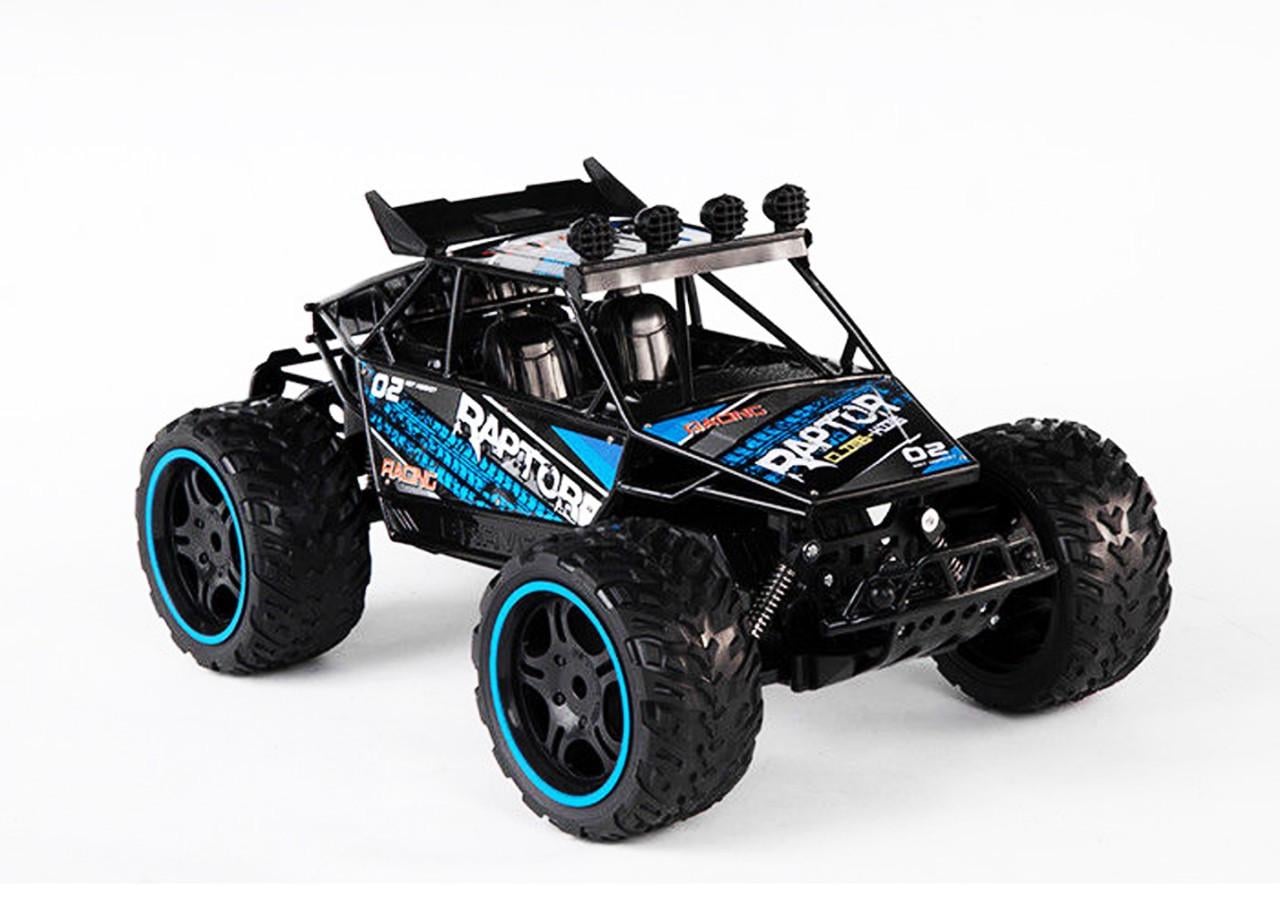 Іграшка на радіокеруванні SUNROZ Crawler King іграшковий джип 1:10 Синій (SUN2379)