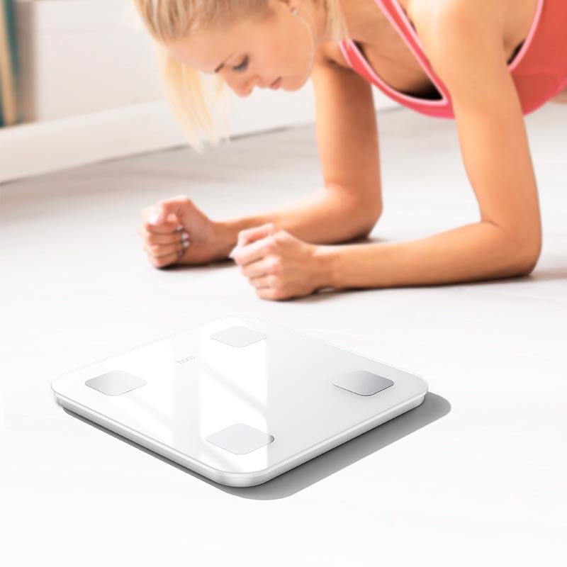 Весы электронные напольные Hoco HI21 Smart Body Fat Scale соединение со смартфоном контроль здоровья White (621237) - фото 7 Весы электронные напольные Hoco HI21 Smart Body Fat Scale соединение со смартфоном контроль здоровья White (621237) - фото 7