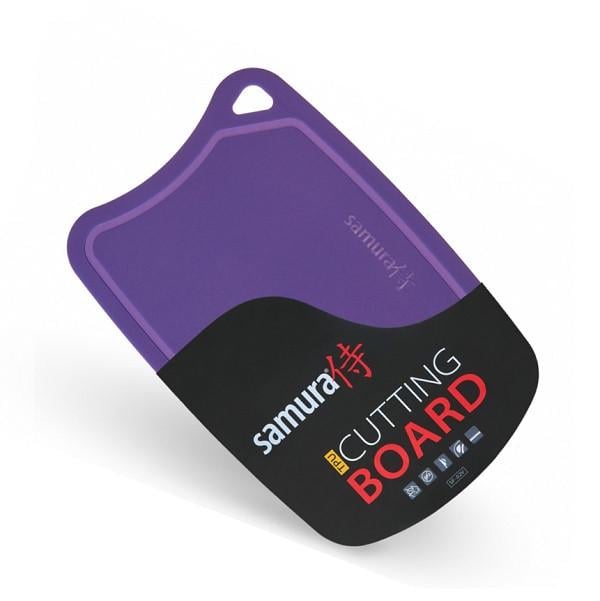 Доска разделочная Samura Fusion термопластиковая с антибактериальным покрытием Фиолетовый (SF-02V)