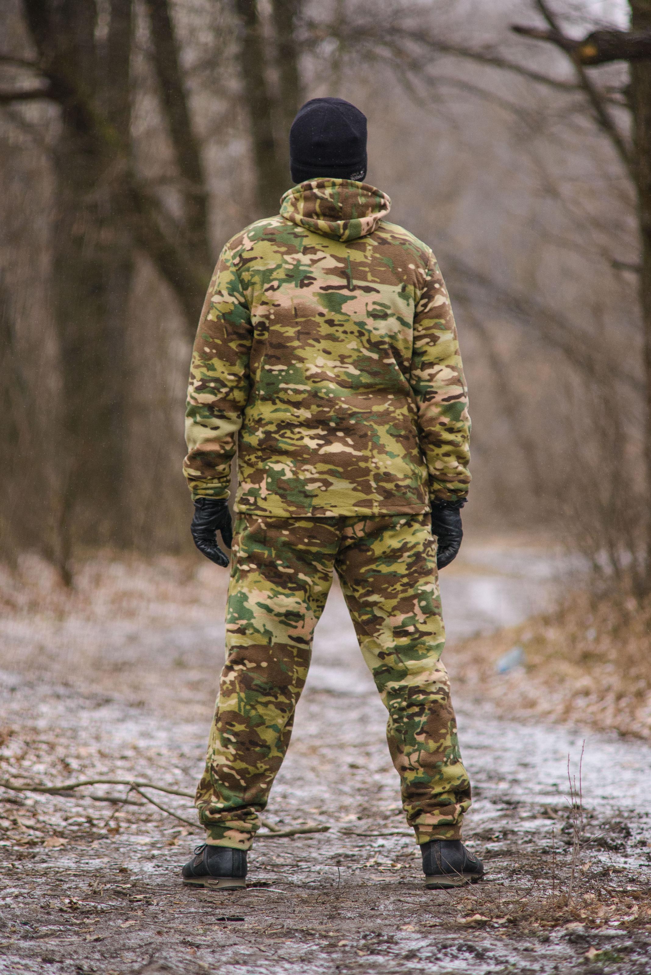 Костюм флісовий Кенгуру р. 62 Multicam (326812473292) - фото 3