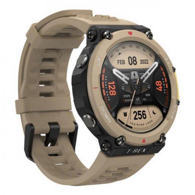 Розумний годинник захищений Amazfit T-Rex 2 Desert Khaki (1898129162)