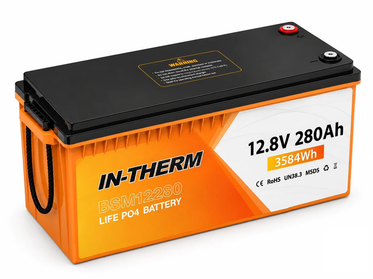 Аккумулятор In-Therm BLUESUN LiFePO4 Bluetooth 12,8 V 280 Ah 3584Wh (BSM12280) Аккумулятор In-Therm BLUESUN LiFePO4 Bluetooth 12,8 V 280 Ah 3584Wh (BSM12280)