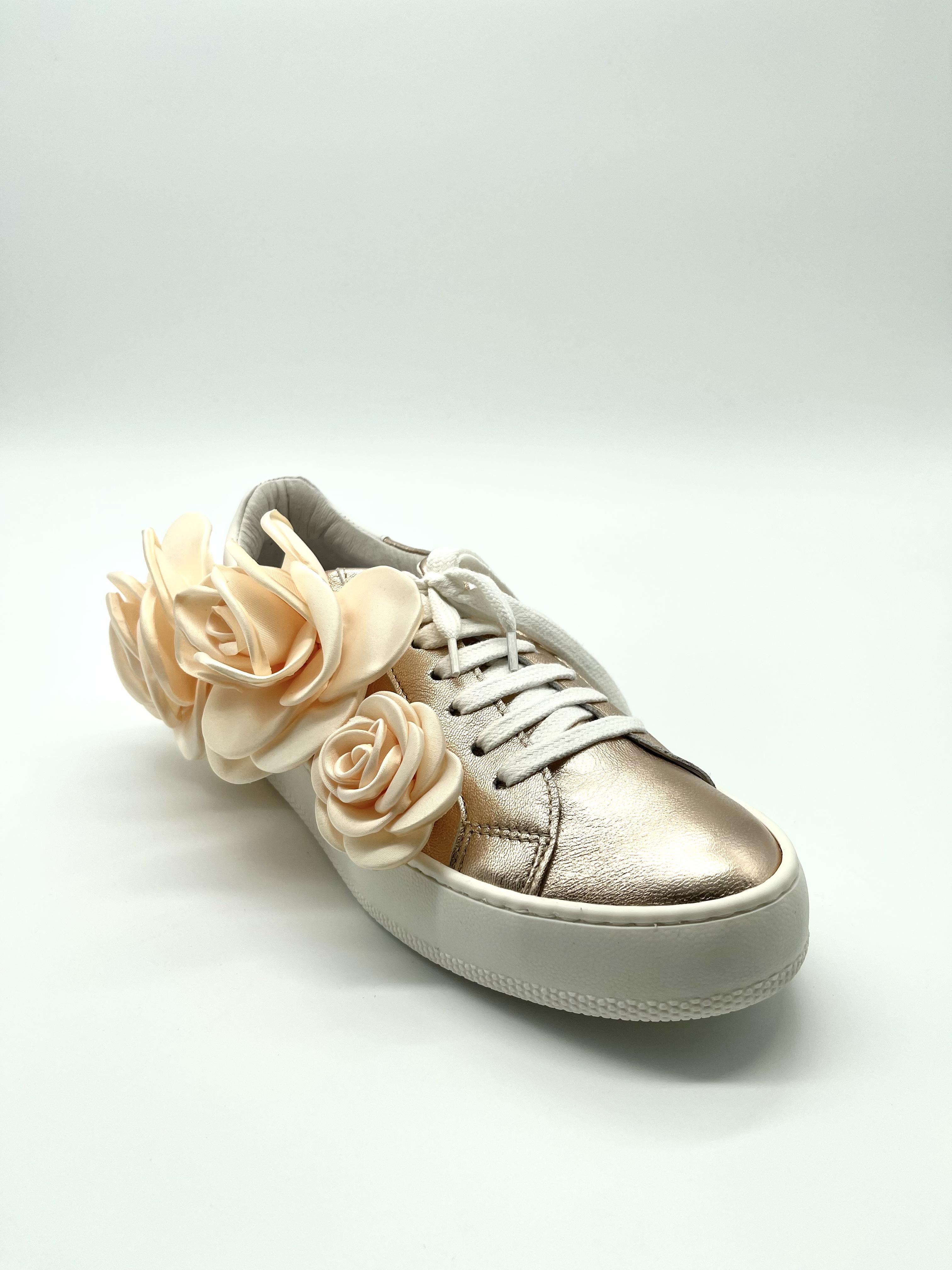 Кроссовки женские NilaNila 6729/sheakers р. 38 Золото