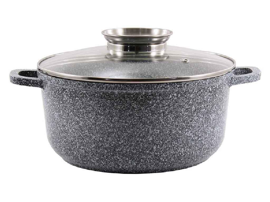 Кастрюля ZAUBERG круглая мрамор 1,2 л (0316-SN)