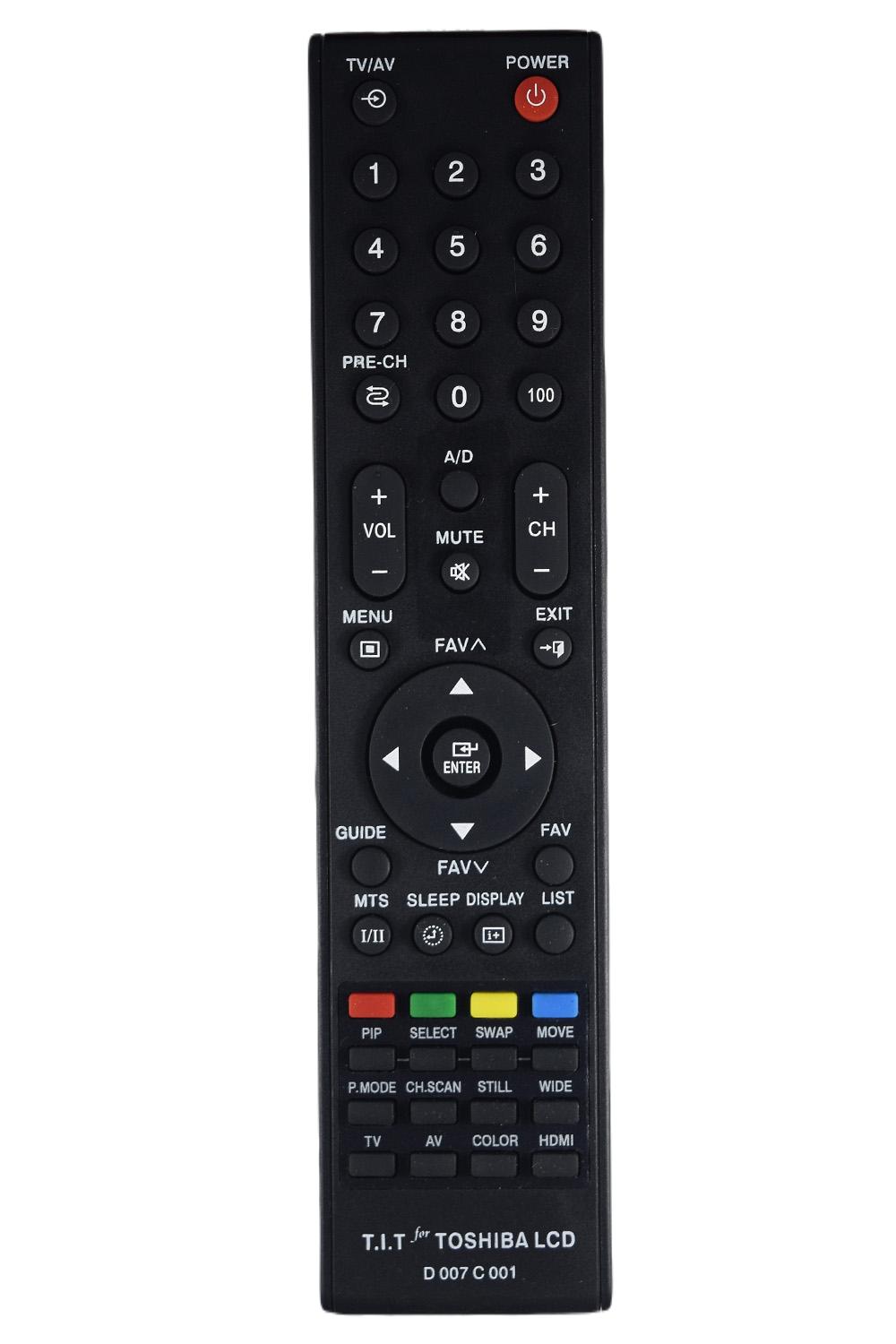 Пульт для телевизора TOSHIBA D007 C001 (549)