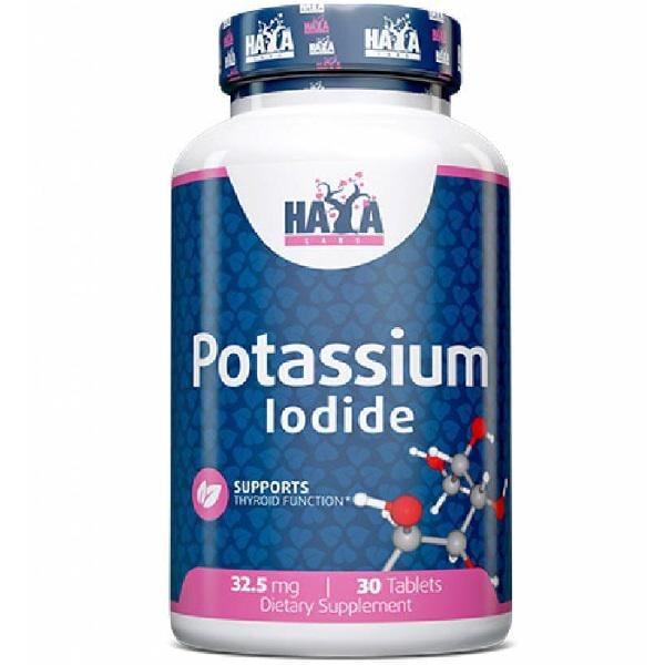 Калий Haya Labs Potassium Iodide 32,5 мг 30 таб. (000020343)
