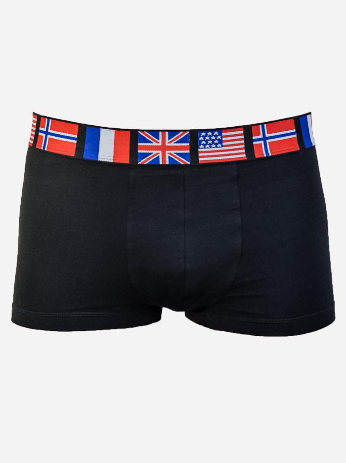 Мужские трусы-боксеры Лео Flags XL Черный