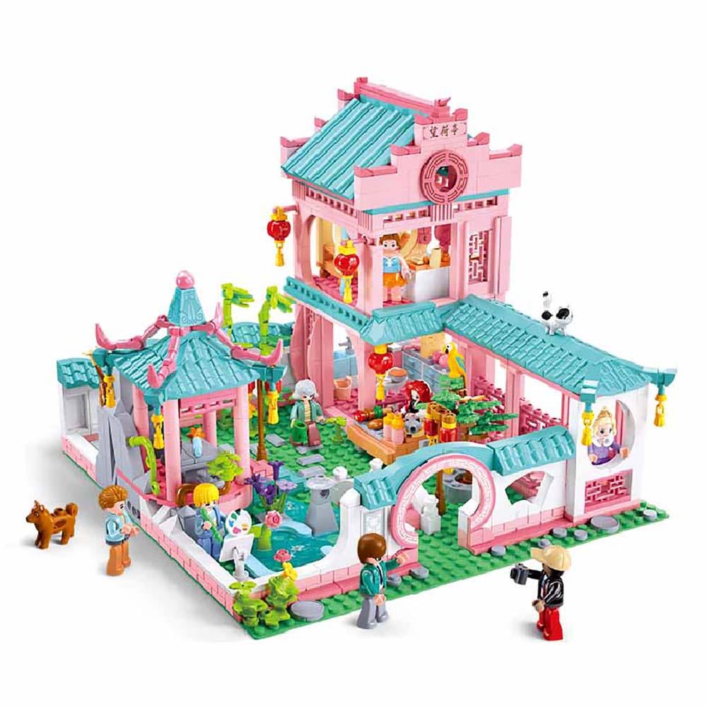 Конструктор Sluban M38-B1116 Girls Dream Вилла в китайском стиле 1092 дет. (114015)