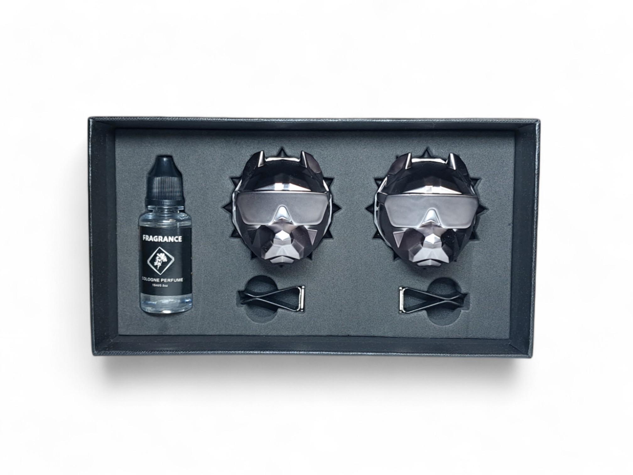 Ароматизатор в авто Питбуль Cologne perfume 2 шт. Серый матовый (100001-3934)