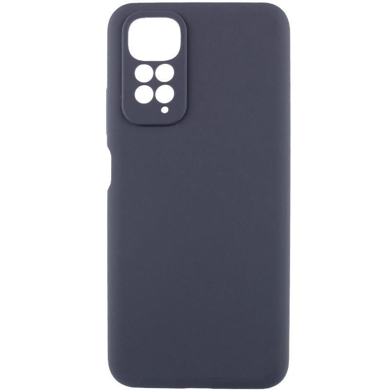 Протиударний чохол Silicone Cover Lakshmi Full Camera (AAA) для Xiaomi Redmi Note 11 (Global) / Note 11S СІРИЙ / DARK GRAY