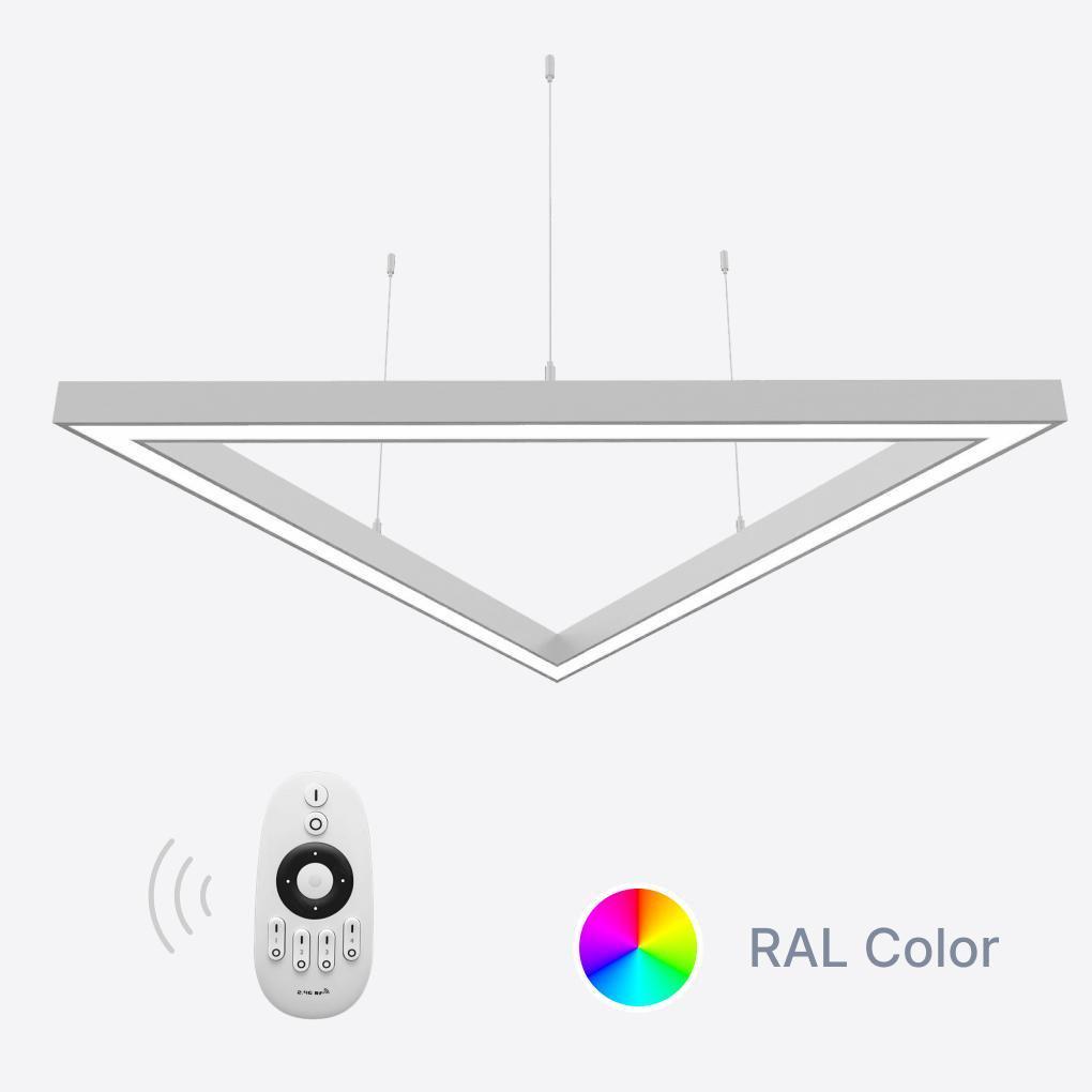 Светильник светодиодный управляемый X-LED 120 Вт треугольник 3x880 мм (LSNTri-120dc) - фото 2 Светильник светодиодный управляемый X-LED 120 Вт треугольник 3x880 мм (LSNTri-120dc) - фото 2