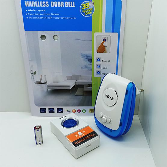 Дзвінок дверний бездротовий VOYE V009A від мережі 220V - фото 6 Дзвінок дверний бездротовий VOYE V009A від мережі 220V - фото 6