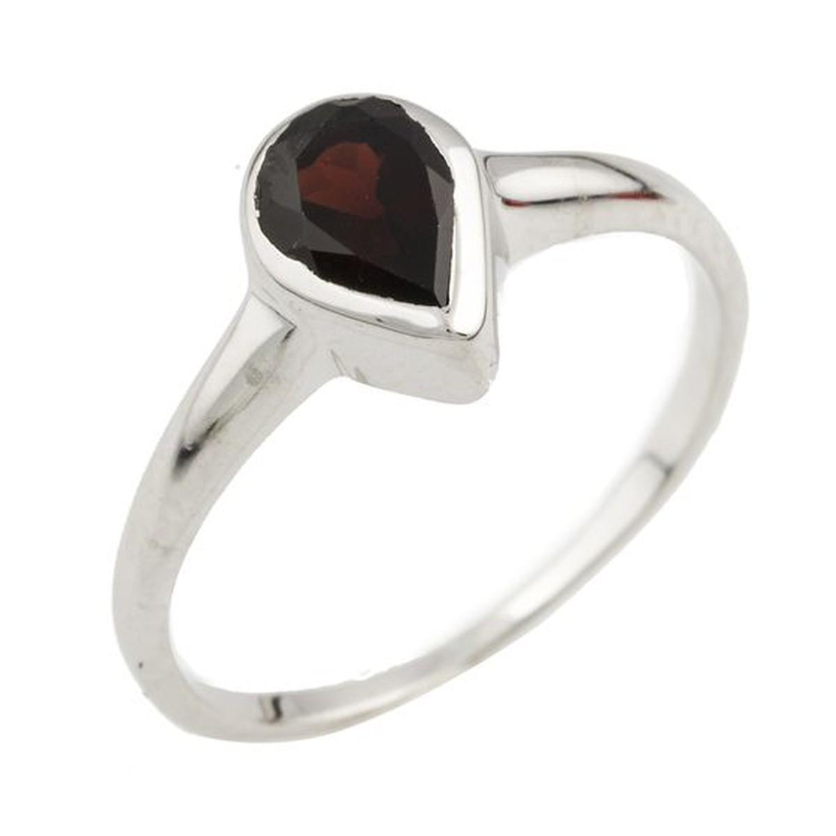 Кольцо серебряное с натуральным гранатом 1,81 г 17 р. (0478036)