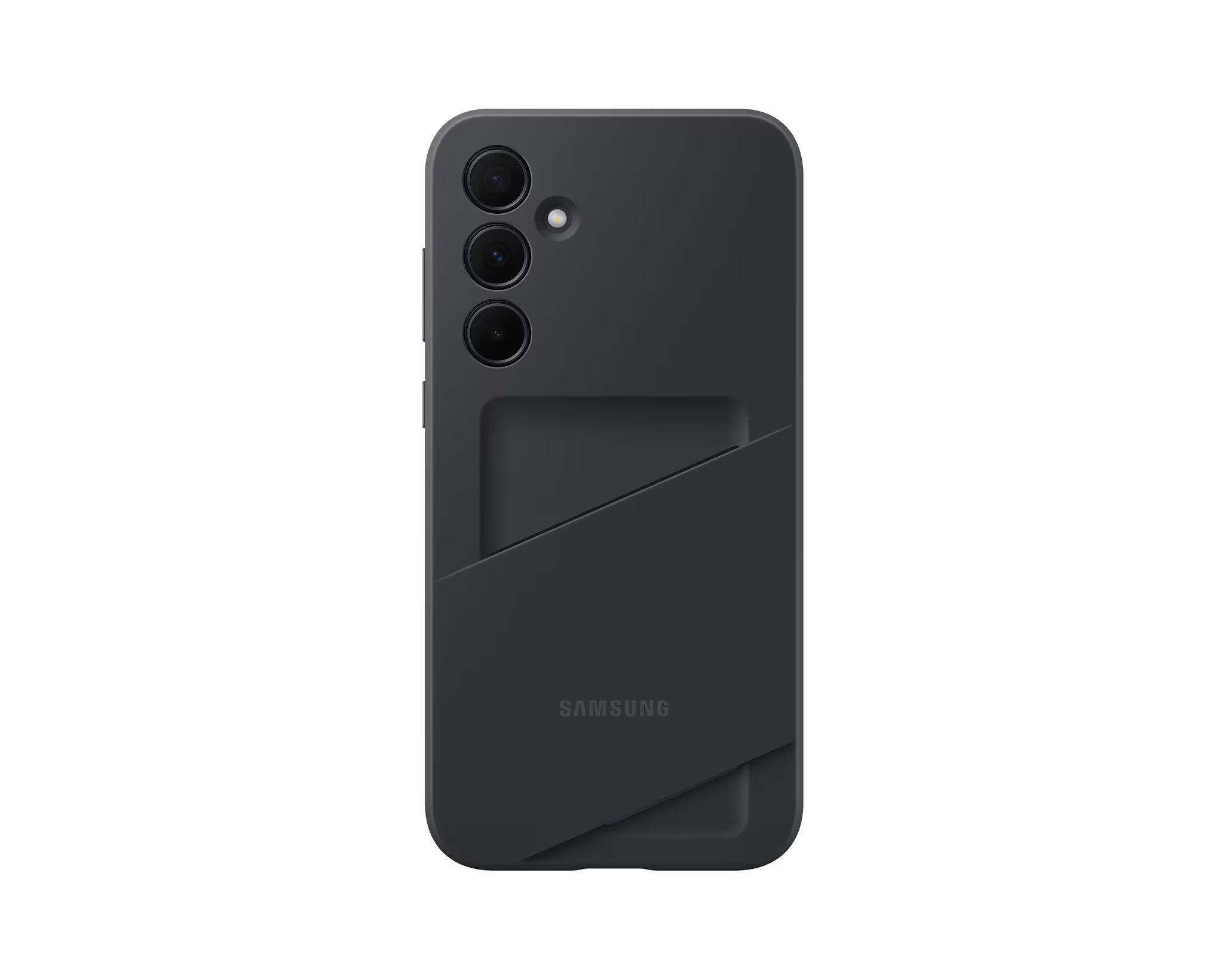 Чехол накладка для телефона Card Slot Case для Samsung Galaxy A35 Черный (EF-OA356TBEGWW)