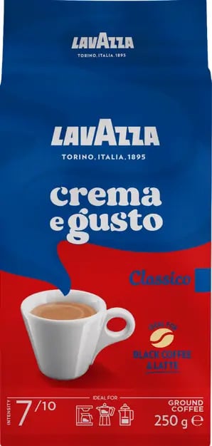 Кофе молотый Lavazza Crema e Gusto Classico 250 г (175) Кофе молотый Lavazza Crema e Gusto Classico 250 г (175)