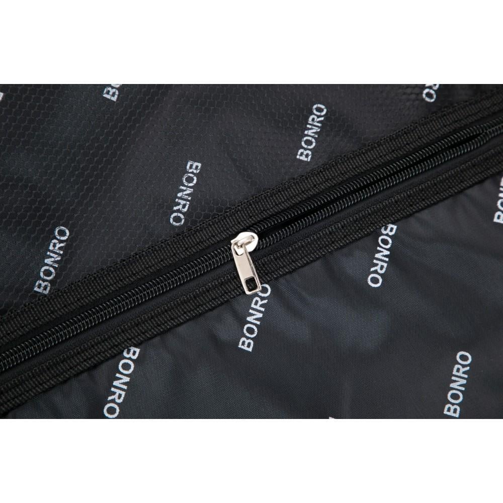 Валіза Bonro Tourist велика на 4 колесах Вишневий (10132802) - фото 17