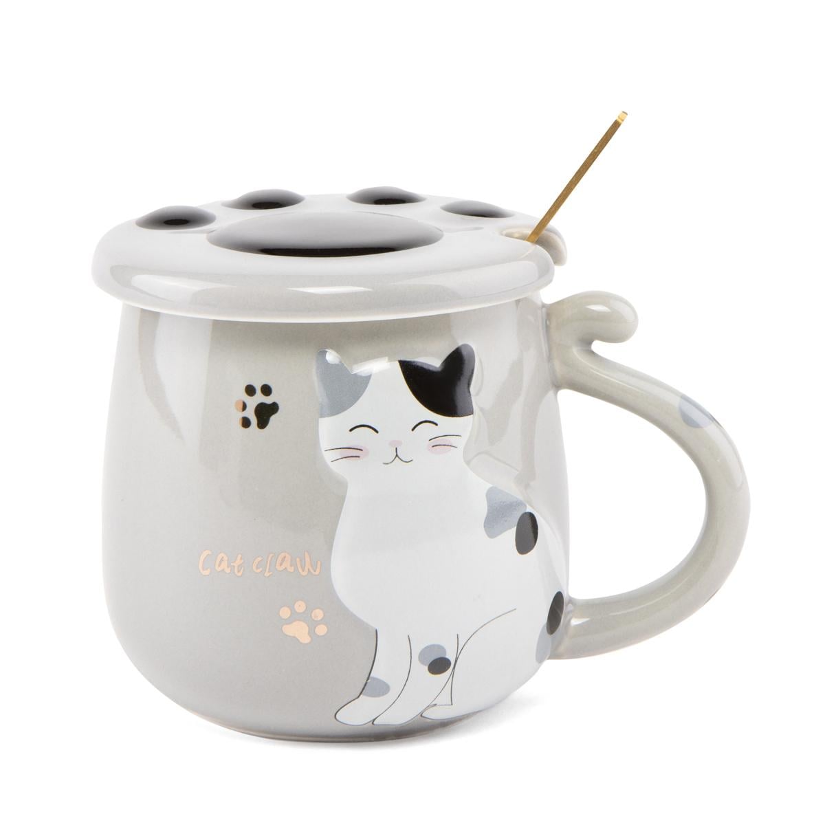 Керамическая чашка Elisey Мурлыка 420 мл Серый (8904-016)