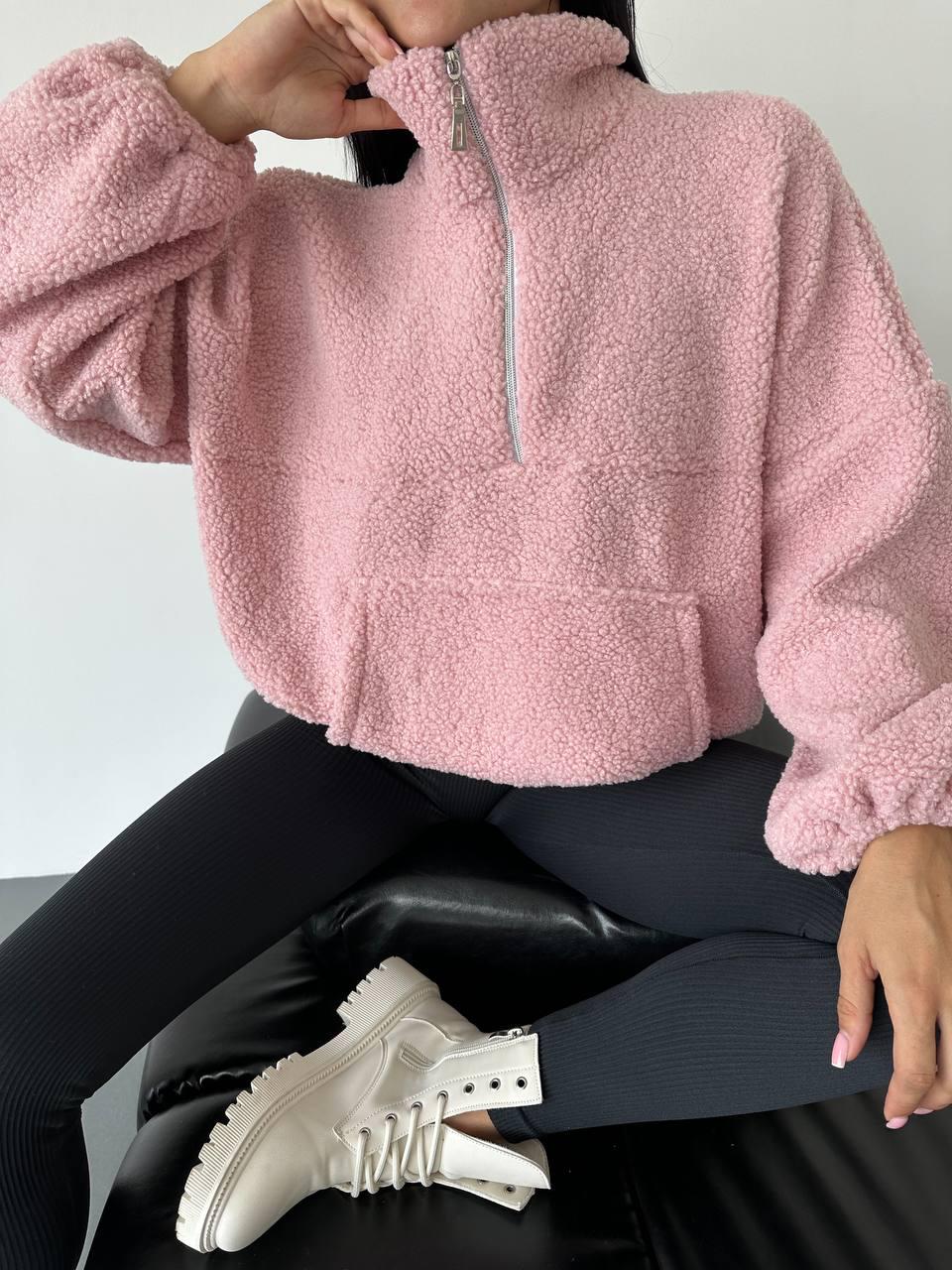 Худи Тедди экомех р. 42-48 Пудровый (21295879) - фото 3 Худи Тедди экомех р. 42-48 Пудровый (21295879) - фото 3