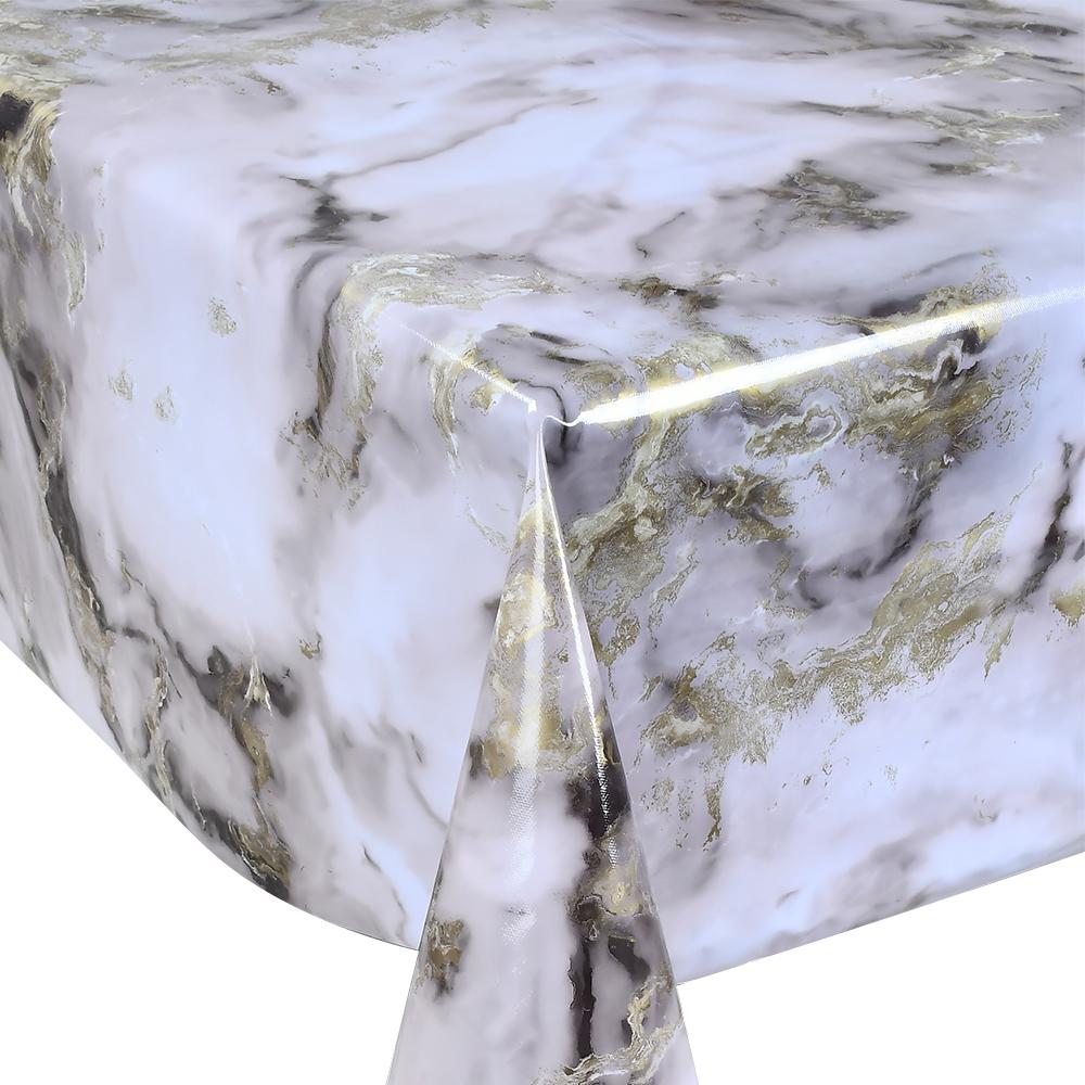 Клеенка Stenson Glossy ПВХ 1,37х20 м Белый (MA-5289)