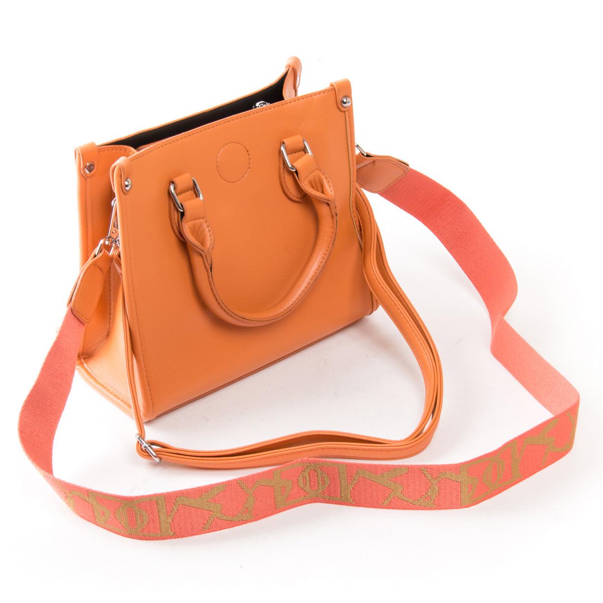 Женская сумочка на три отделения Fashion 6118 Оранжевый - фото 2
