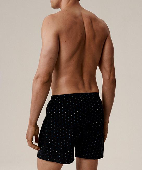 Трусы боксеры мужские Atlantic 2MBX-081 свободного кроя со средней посадкой L Черный (2785676502) - фото 3