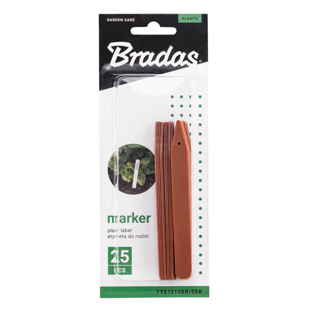 Маркер для растений Bradas 12,5x1,3 см 25 шт. Коричневый (TYE1213BR/25B) - фото 2 Маркер для растений Bradas 12,5x1,3 см 25 шт. Коричневый (TYE1213BR/25B) - фото 2