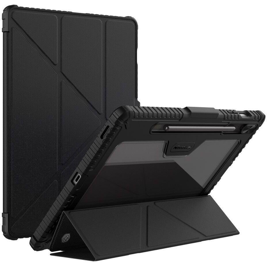 Чохол-книжка Nillkin Bumper Pro Multi-angle Leather Case для Samsung Galaxy Tab S9 FE Plus X610/616 Black (6902048277236)
