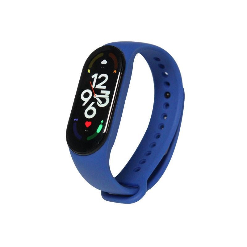 Ремінець Xiaomi Mi Smart Band 7/6/5 сіліконовий Синій (1342P)