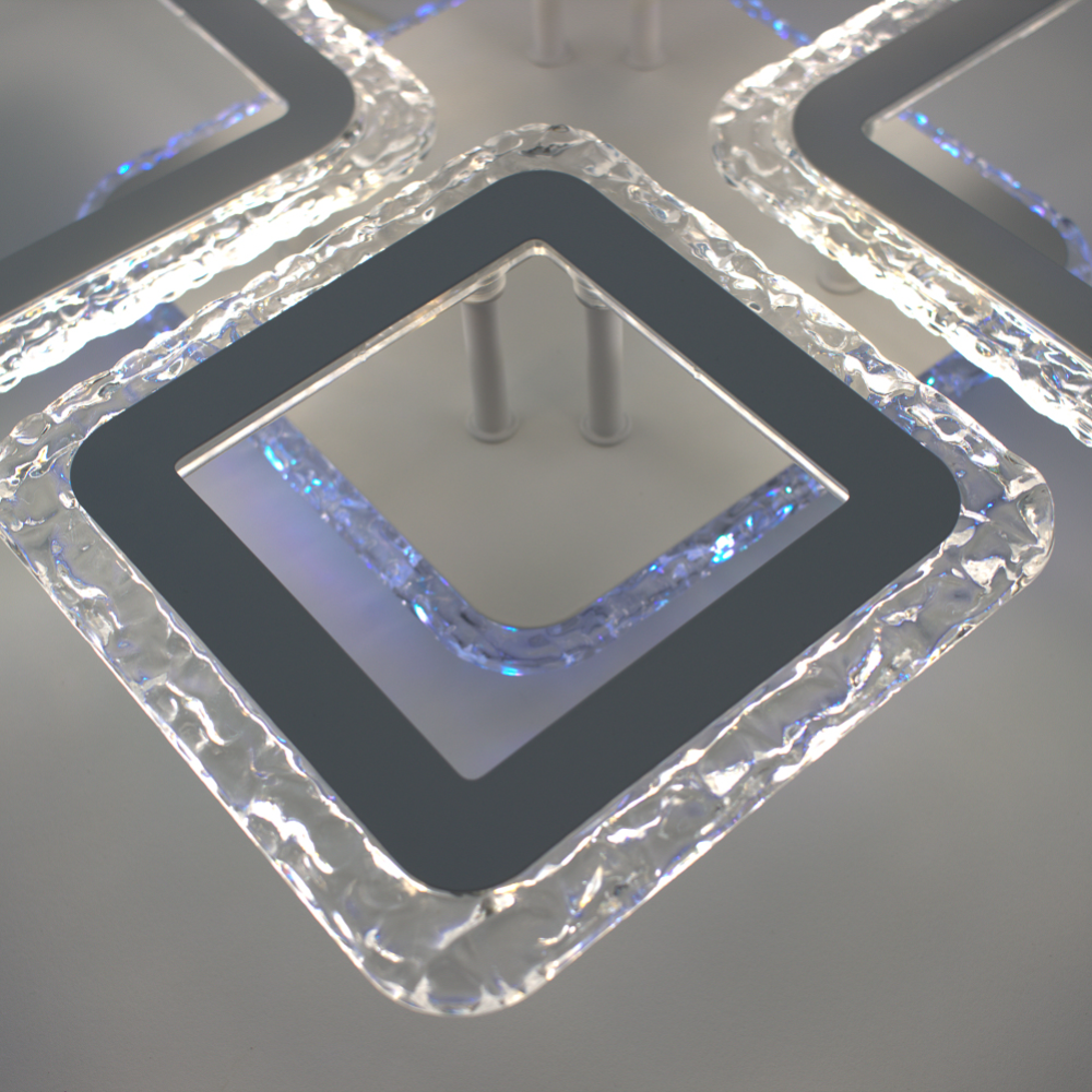 Люстра-смарт світлодіодна з підсвіткою ESLLSE OVAL ICE RGB 5S 75 Вт RGB 725x500x93 мм Бiлий (141-10303-01) - фото 10 Люстра-смарт світлодіодна з підсвіткою ESLLSE OVAL ICE RGB 5S 75 Вт RGB 725x500x93 мм Бiлий (141-10303-01) - фото 10