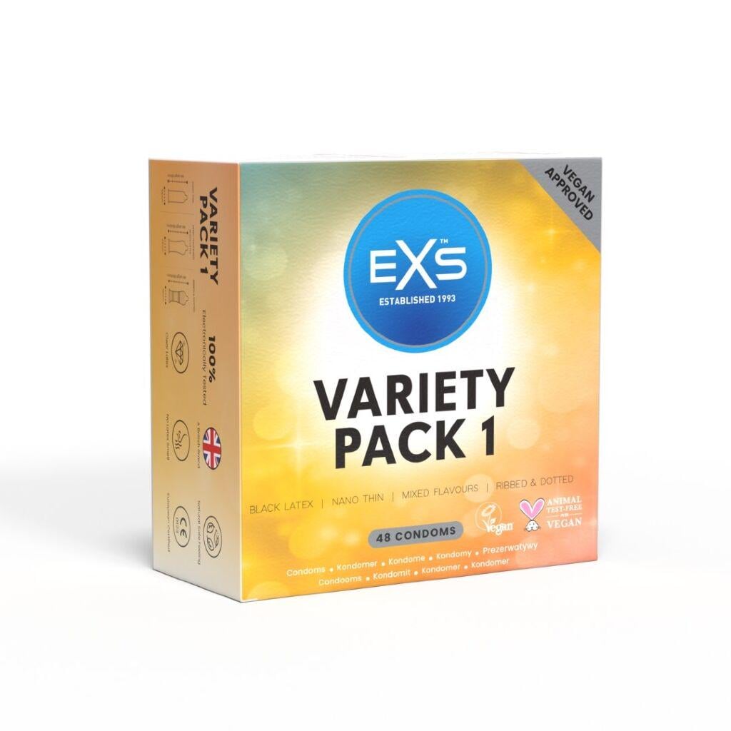 Набір презервативів різних EXS Variety Pack 1 48 шт. (81240008123)