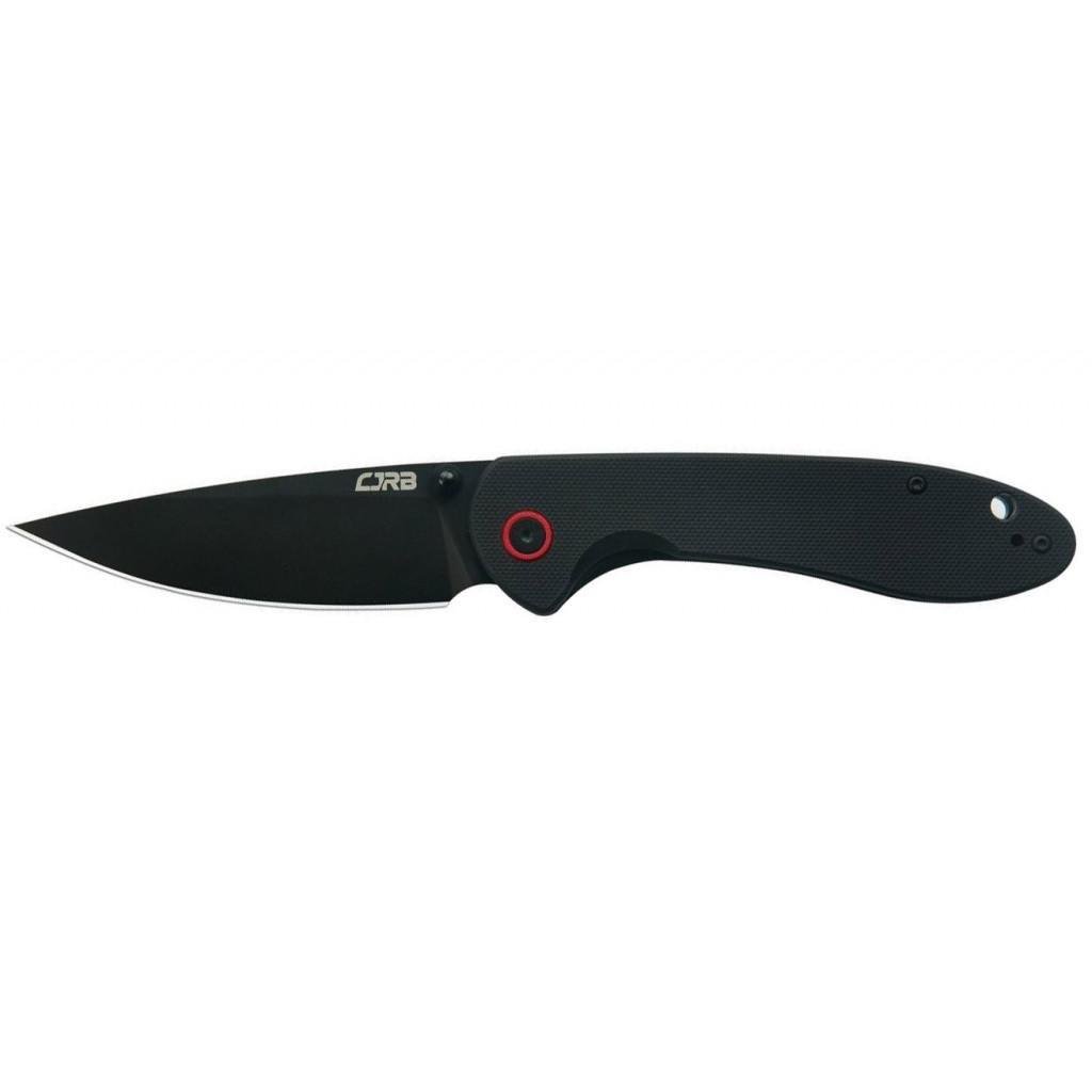 Ніж складаний мисливський CJRB Feldspar Black Blade G10 Black (m323416)