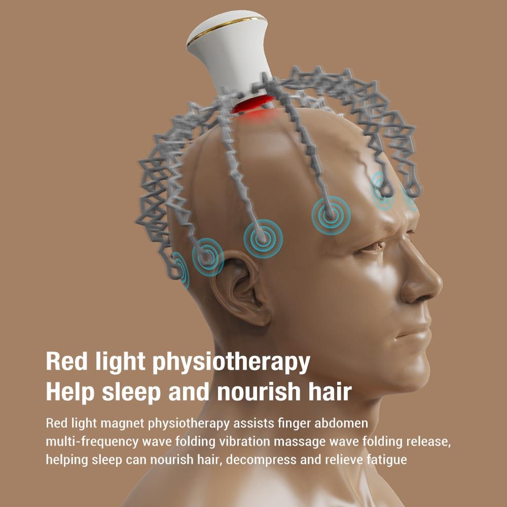 Масажер для голови Benbo Vibro Head Massager електричний 3 режими - фото 9