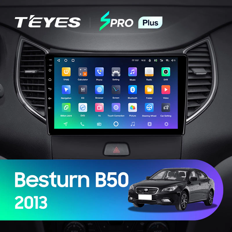 Автомагнитола штатная Teyes SPRO Plus для FAW Besturn B50 2013 Android SPRO PLUS 4+64G Wi-Fi+4G (1717636217) - фото 3