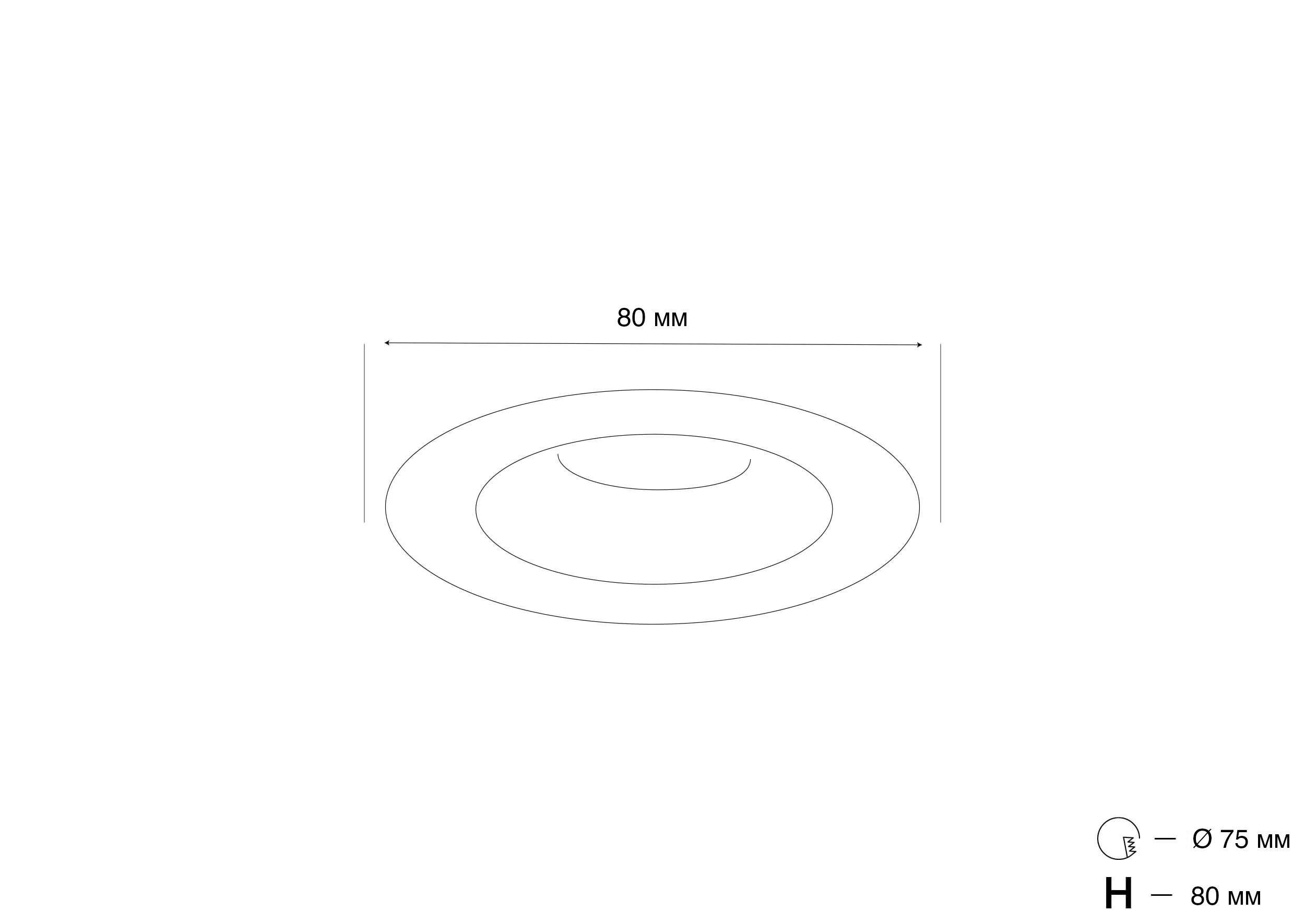 Точковий світильник MJ-Light SL7468-2,5-7W WH 4000K (9420854) - фото 2