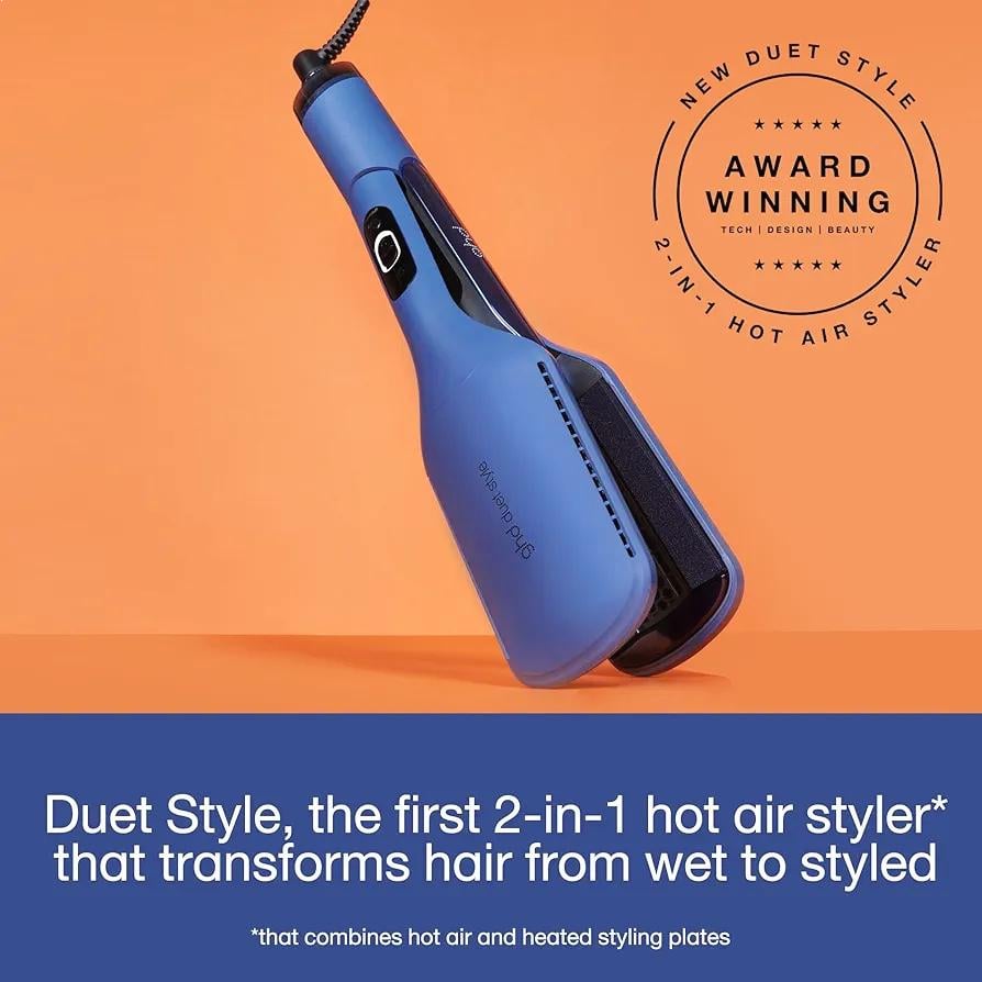 Выравниватель для волос Ghd Duet Style Hot Air Styler Elemental Blue (856658) - фото 6