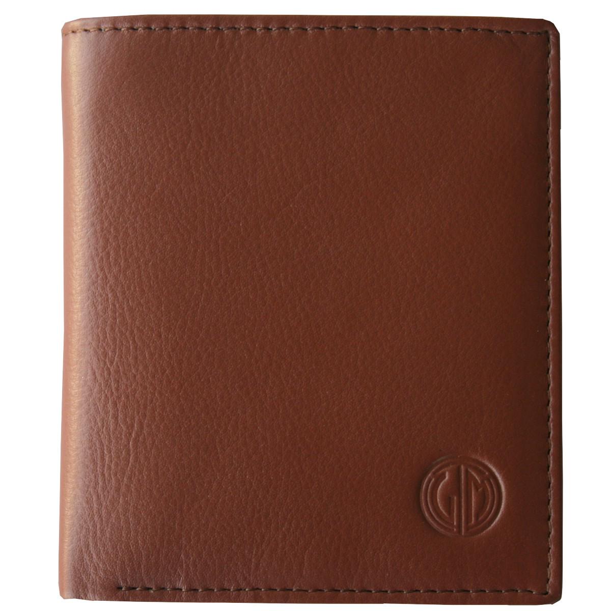 Портмоне кожаное Lindenmann 90015 Коньячный