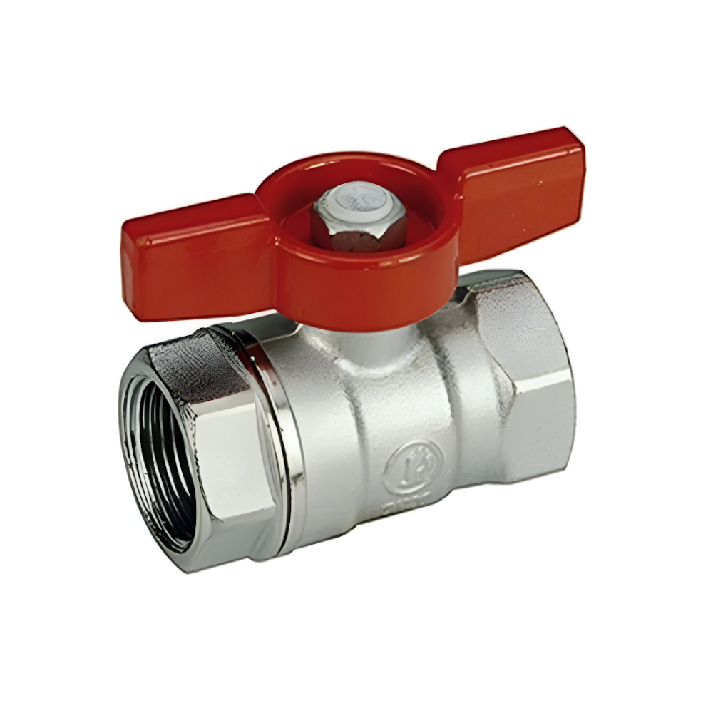 Кран кульовий Giacomini R251X005 DN25 1" ВВ метелик (SW-81027)