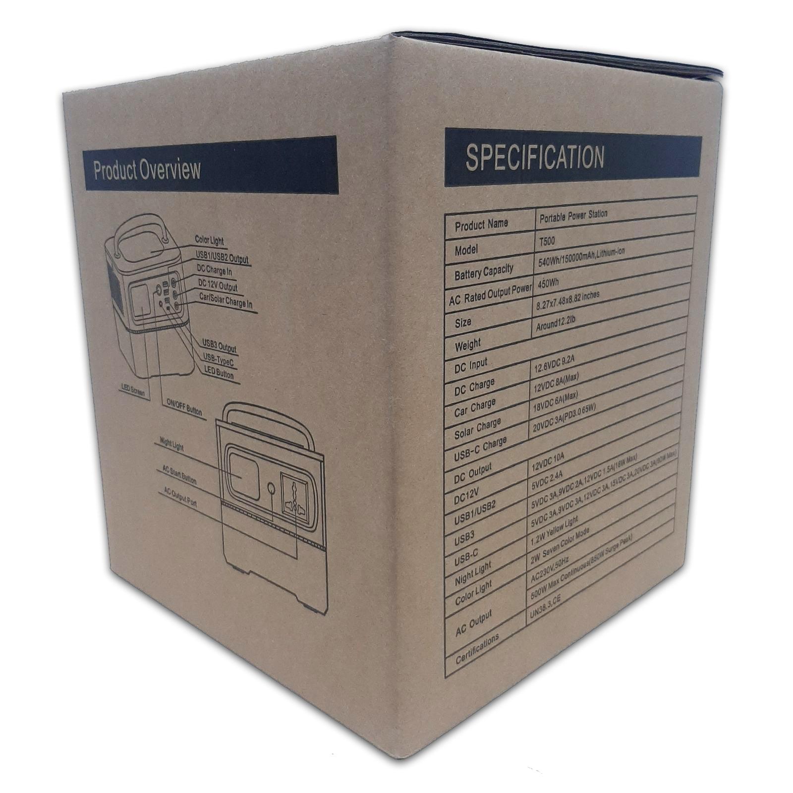 Портативная зарядная станция TIG FOX T500 540 Вт·ч - фото 24 Портативная зарядная станция TIG FOX T500 540 Вт·ч - фото 24