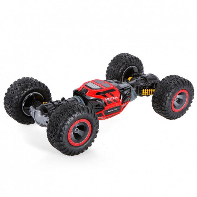 Іграшка на радіокеруванні SUNROZ Double Sided Stunt Car дитячий трюковий позашляховик Червоний (SUN2355)