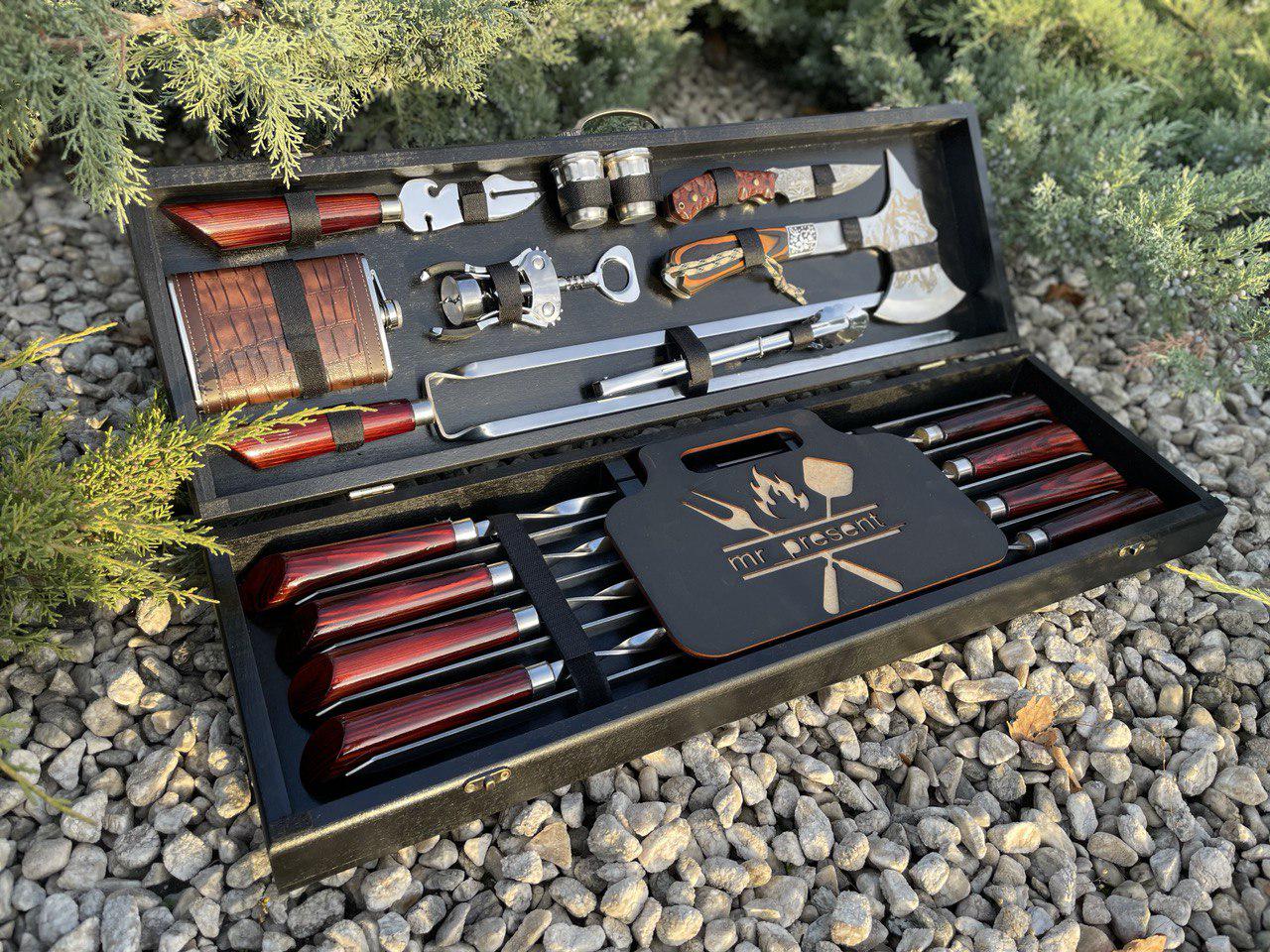 Набор шампуров в кейсе Хищник №5 ХЛ