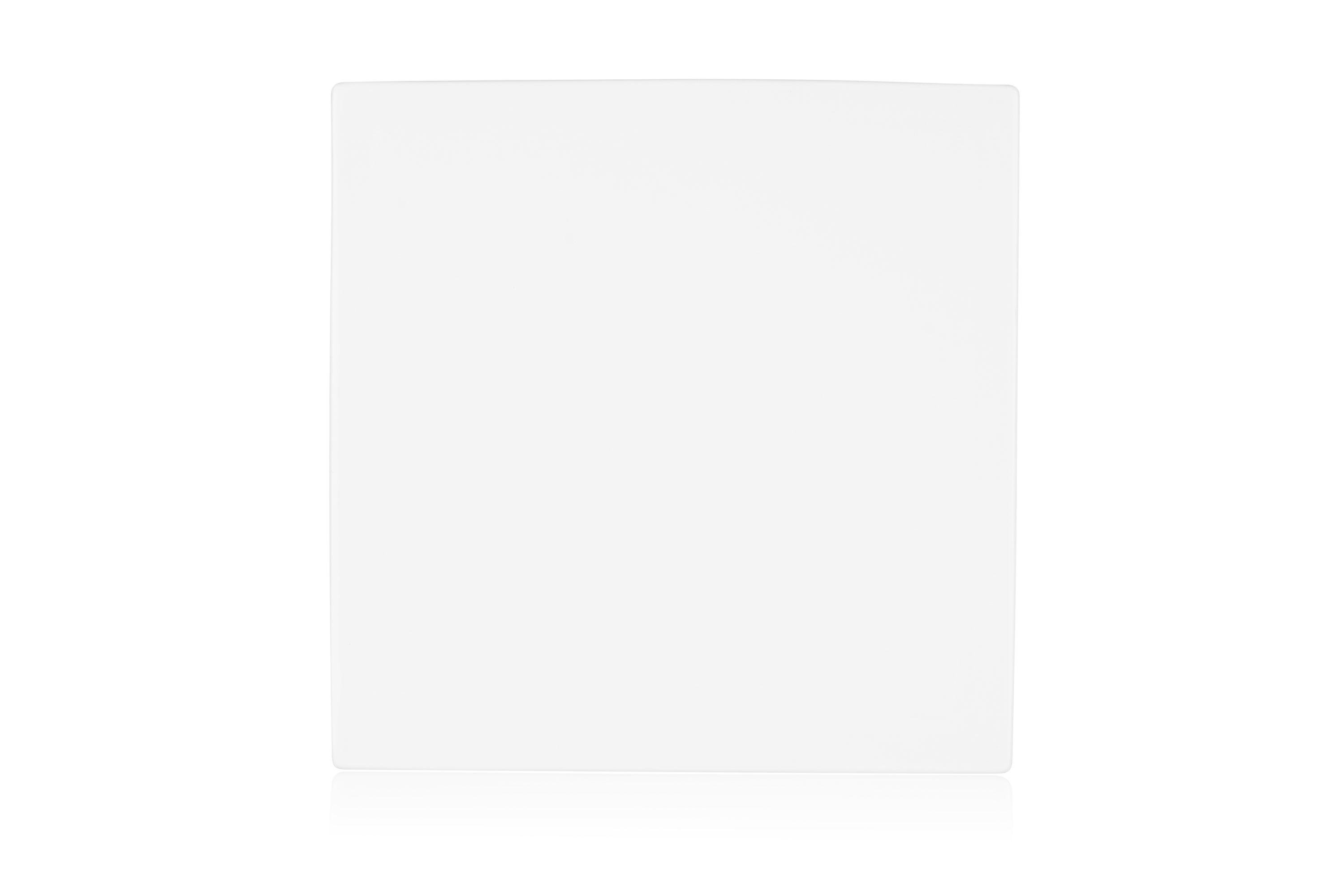 Тарелка десертная Ardesto серии Imola из фарфора 23х23 см Белый (AR3715)