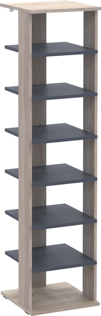 Тумба для взуття Doros Паоло Дуб Сонома/Графіт (41516042) - фото 2 Тумба для взуття Doros Паоло Дуб Сонома/Графіт (41516042) - фото 2