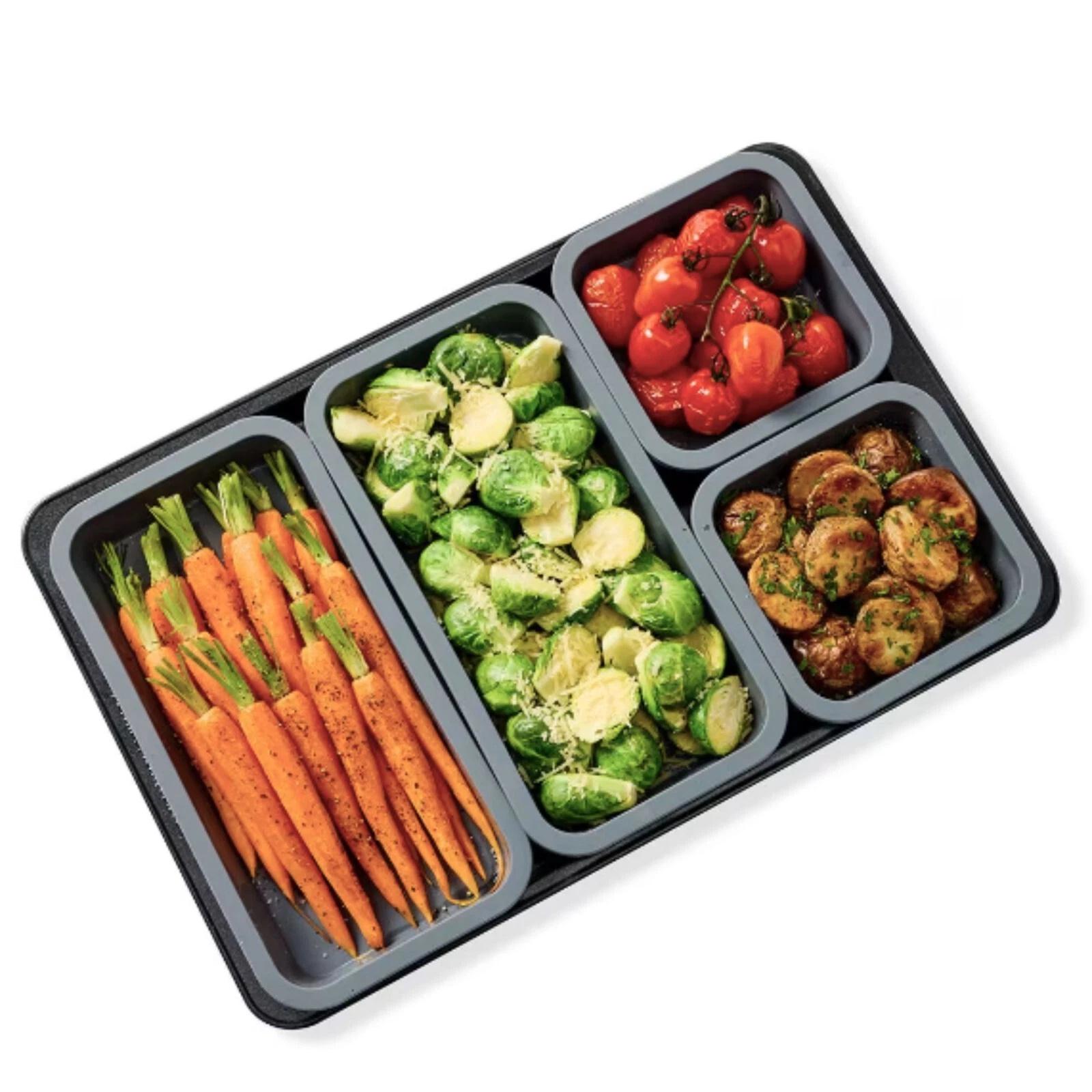 Набор силиконовых форм-разделителей LET'S RESIN антипригарные для духовки и морозилки 4 шт. Серый - фото 6