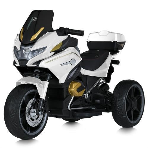 Дитячий електромотоцикл M 5830EBLR-1 Білий
