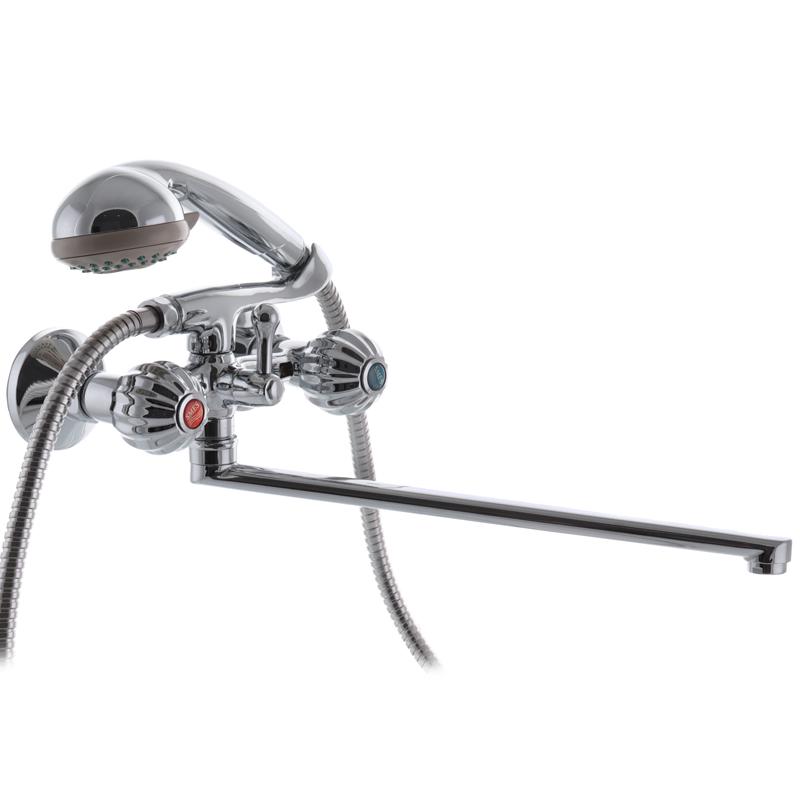 Смеситель для ванны Europroduct АПЕЛЬСИН 141 EP0031 двухвентильный Хром (129127)