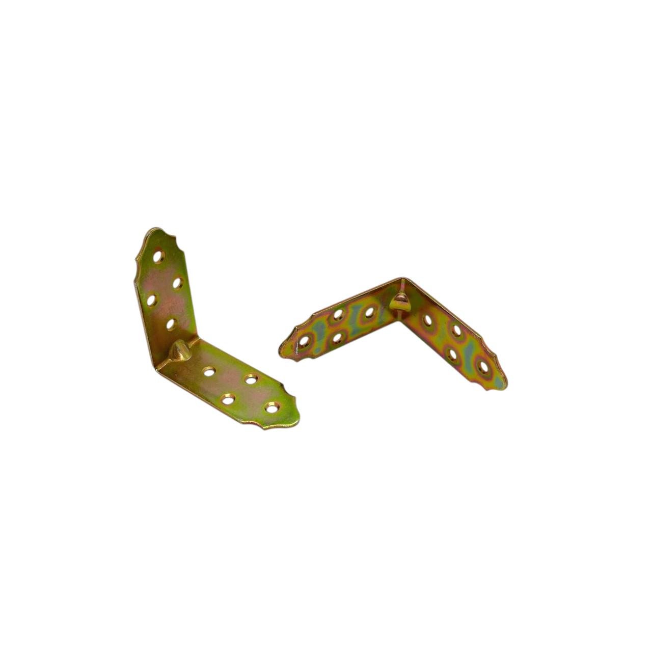 Кутник кріпильний Piomar 70х70х30 мм декоративний перфорований оцинкований (280042) - фото 4